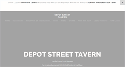Desktop Screenshot of depotsttavern.com